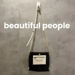 beautiful people ショルダーバッグ 黒