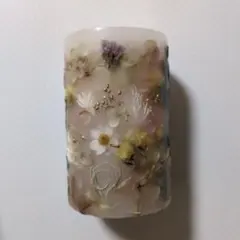 週末タイムセール　ドライフラワーアロマキャンドル
