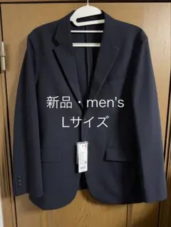 ユニクロ　感動ジャケット（ウールライク）　2026年製　ネイビー　Lサイズ　新品
