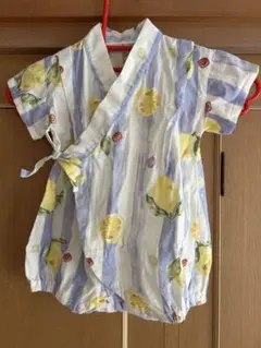 【美品】アプレレクール　甚平　70-80cm