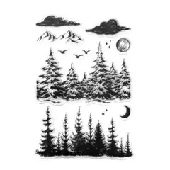 クリアスタンプ2565：月と森の物語《2点で15%、3点で20％OFF》