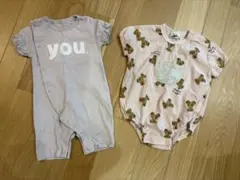 ベビーロンパース　2枚まとめ売り