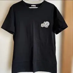 美品〕モンクレール ワッペン S ネイビー Tシャツ 国内正規品 5S29 