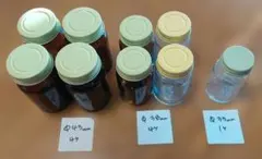 ☆美品☆ガラス瓶　薬瓶　9個セット 茶色と透明