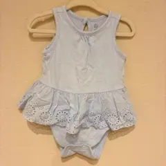 BABYGAPベビーギャップ ロンパース水色フリルつき