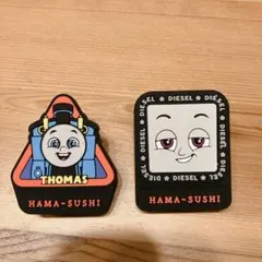 非売品 はま寿司 きかんしゃトーマス ディーゼル クリップ 2個セット ガチャ