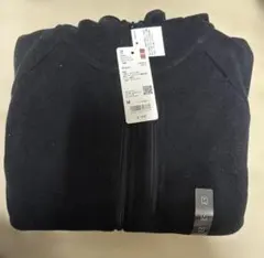 新品 ユニクロ ライトフリースフルジップパーカ M