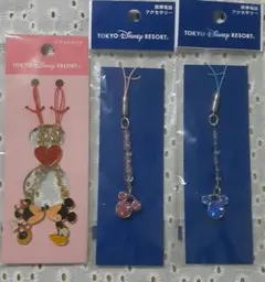 東京ディズニーリゾート ストラップ 3点セット