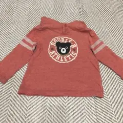 mikiHOUSE ミキハウス ダブルビー 80cm 長袖 パーカー カットソー