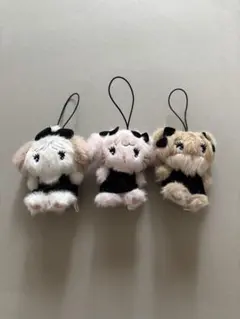 mikko characters BLACK RIBBON マスコット3種類