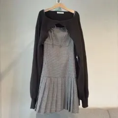 OLIVE des OLIVE ボレロセットリボンキャミワンピース