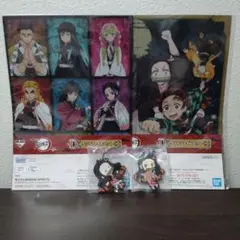 鬼滅の刃　一番くじ　かまどねずこ　ラバーストラップ　クリアファイル