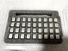 【中古】刻印 パンチ アルファベット数字スタンプセット 36個