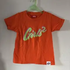 TEG TEG オレンジ Tシャツ　girls2 110cm　鶴屋美咲ちゃんのサムネイル