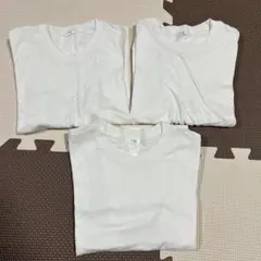 110cm／白Tシャツ／3枚セット