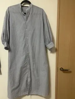 ROPE PICNIC ロペピクニック　ストライプ シャツ ワンピース