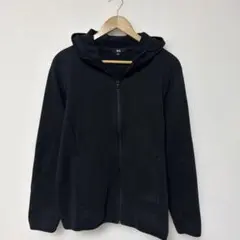 UNIQLO ブラック フルジップパーカー L