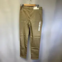 【未使用】GU クロップドレギンスパンツ　ベージュ　XL