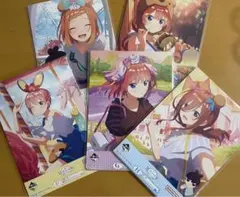 ② 一番くじ　五等分の花嫁　イラストボード　５種セット