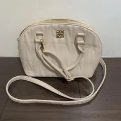 キルティングショルダーバッグ 2WAY アイボリー