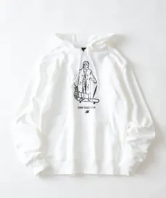 ホワイト パーカー