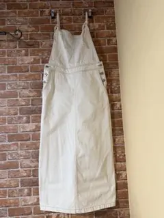 AUNT MARIE'S アイボリー サロペット フリーサイズのサムネイル