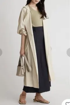 Mila Owen ウエスト絞りユーティリティーロングコート