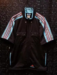 万国旗タグ 80s〜90s adidas ハーフスリーブトラックジャケット