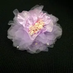 花髪飾り コサージュ