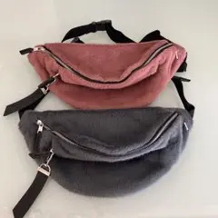 美品　ニコアンド　ボアバッグ