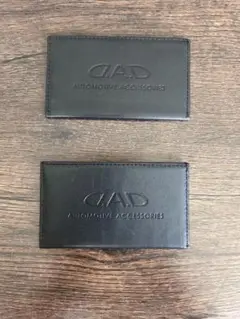 DAD 黒 レザー 名刺入れ 2個セット