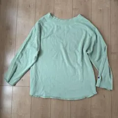 Champion ライトグリーン 長袖トレーナー