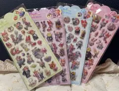 ポップシール ボンボンドロップ風シール4枚セット 動物キャラクター