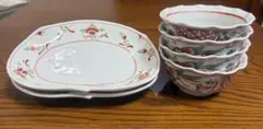 たち吉 中皿２枚＆小鉢４客　食器セット