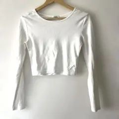 EVRIS（エヴリス） 長袖 クロップド Tシャツ ショート丈 ロンTのサムネイル