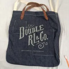 DOUBLE RL & CO ダブルアールエル　デニム　トートバッグ DOUBLE RL & CO ダブルアールエル デニム トートバッグ - メルカリ