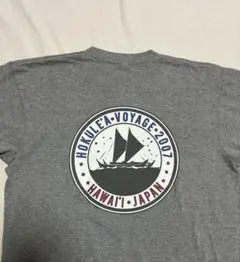 HOKULEA VOYAGE HAWAII Tシャツ　メンズ　グレー