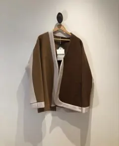 M's braque ウールカシミヤ ノーカラージャケット MLサイズ - メルカリ