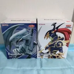 遊戯王 Equal Artsフィギュア 青眼の白龍 カオスソルジャー 2点セット