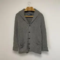 Polo Ralph Lauren ラムウール ケーブルニット カーディガン