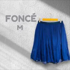 フォンセ FONCÉ ひざ丈フレアスカート リバーシブル ネイビー Mサイズのサムネイル