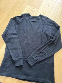 Hanes KURO 長袖カットソー ブラックのサムネイル