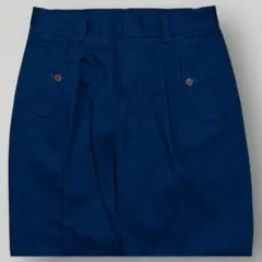 TOMORROW LAND トゥモローランド ネイビー ツータック スラックス