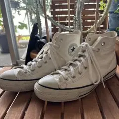 【Converse オールスターe.c.lab】27cm 本革トルナットレザー
