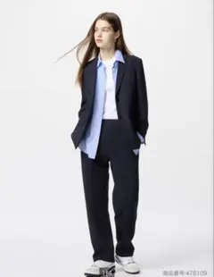 ユニクロ　ドライスウェットパンツ　ネイビー　S