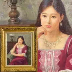 徳田宏行　絵画　横顔　原作　油絵 徳田宏行 絵画 横顔 原作 油絵 - メルカリ