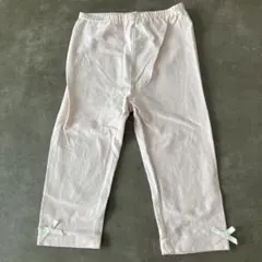 アプレレクール レギンス　ピンクに白ドットプリント　110cm