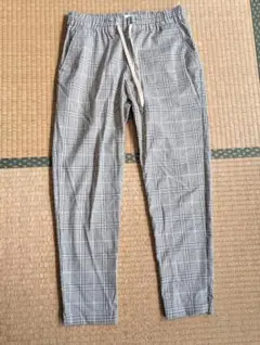 【H&M】チェック柄 カジュアルパンツ EUR 36