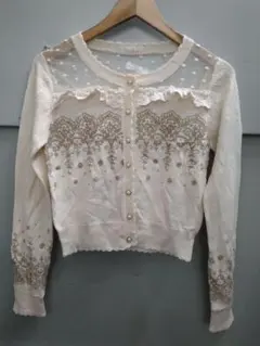 新品 未使用♥リズリサ LIZLISA 長袖 ニット カーディガン