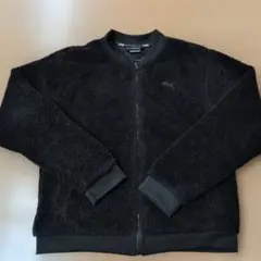 PUMA ボアジャケット ブラック 160